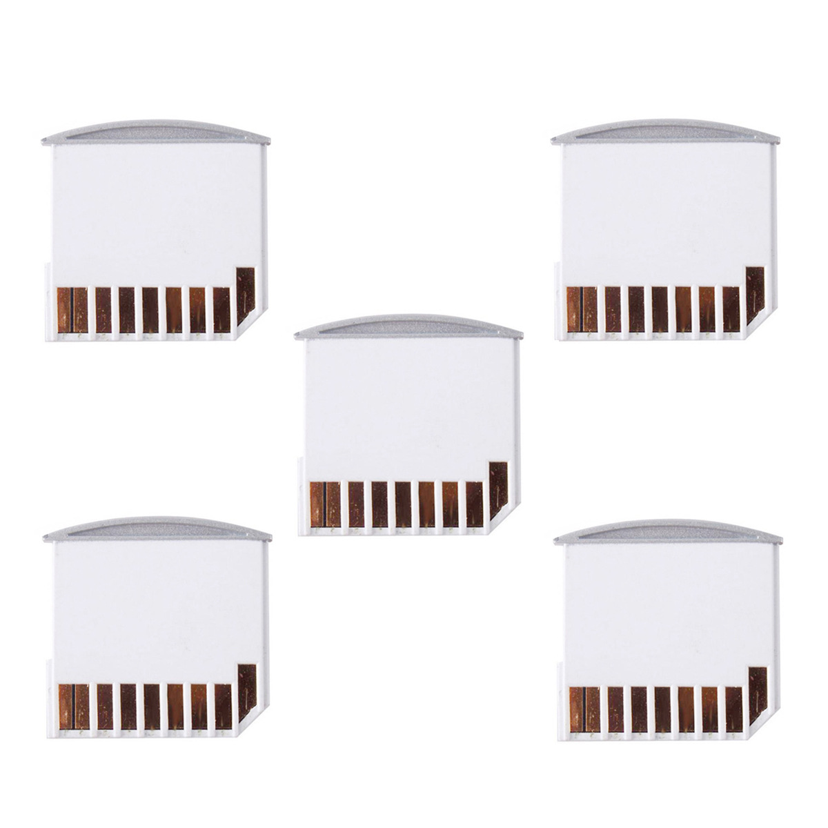 EP-063 5套短体SD小尺寸TF卡套 Macbook用电脑硬盘Micro SD防尘电