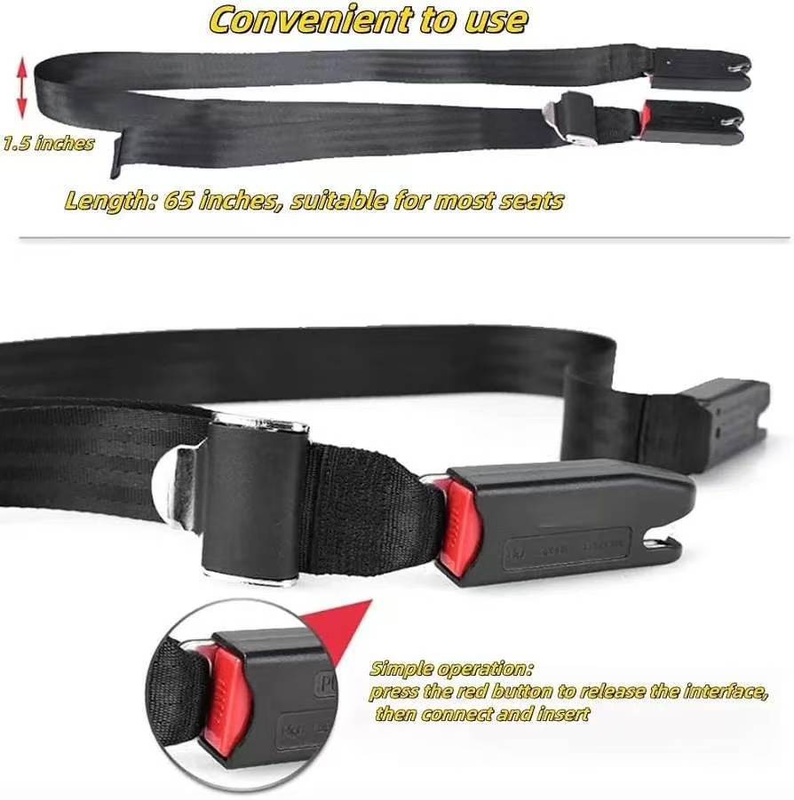 Cross-Border Hot-Selling Isofix Interface Connection Strap for Car Child Safety Seats, Polyester Fixed Soft Safety Belt Wholesale