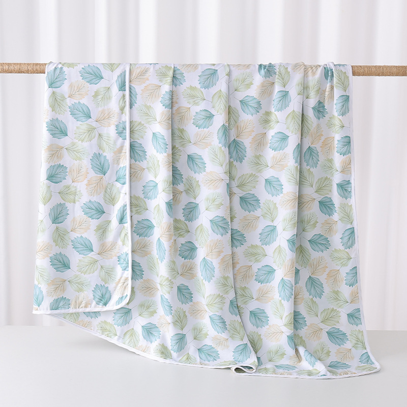 단풍잎 사랑 / 70*90cm (면이 없는 면 실크 담요)