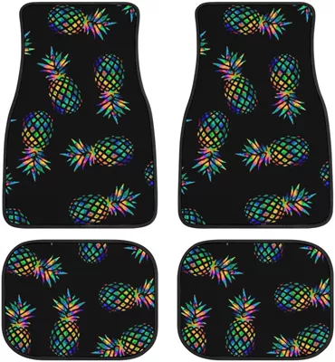 Avtomobil döşəmə paspasları — American Flower Butterfly Easy to - car-floor-mats-37-3344cm-two-piece-set