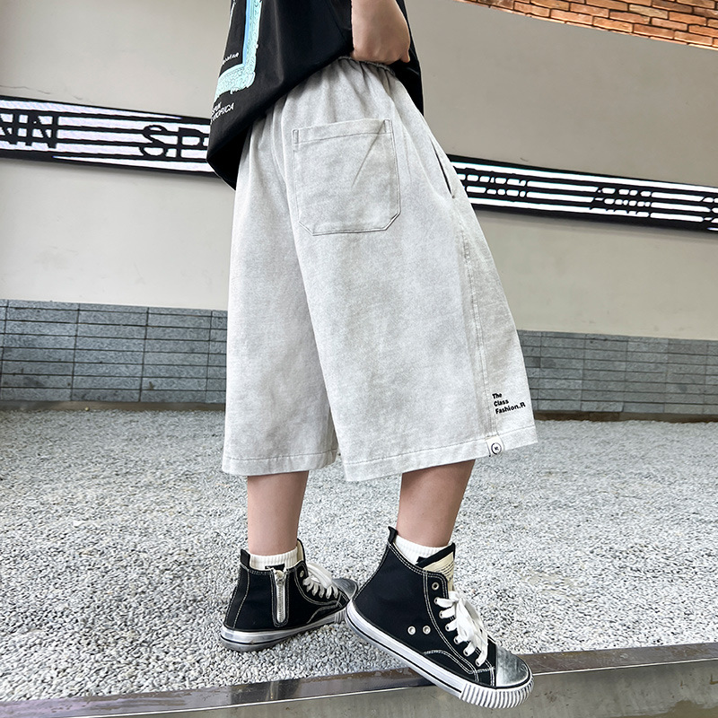 Boys Korean Style Five-point Casual Shorts For Summer Kids Fashion_voghion.com