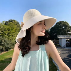 Sun Protection Hat Women 2024 New UV Protection Hat Outdoor Breathable Sun Hat Scarf Neck Sun Hat Women