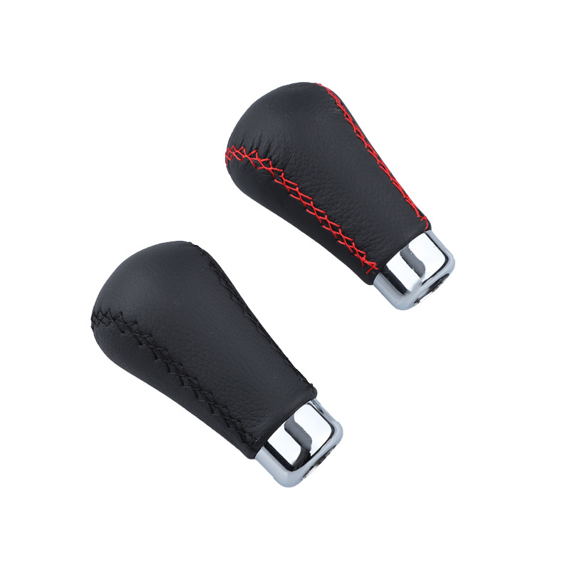 Car gear head manual 5-speed universal gear handle head personalized modification gear lever leather automatic gear shift rod head
