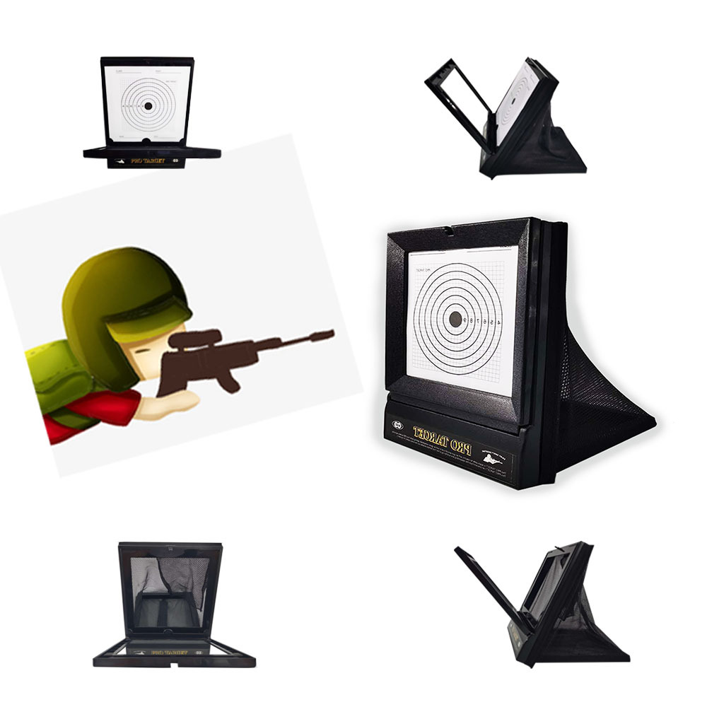 摺疊式靶箱戶外室內練習射擊可回收網袋靶子送靶紙集箭靶射擊
