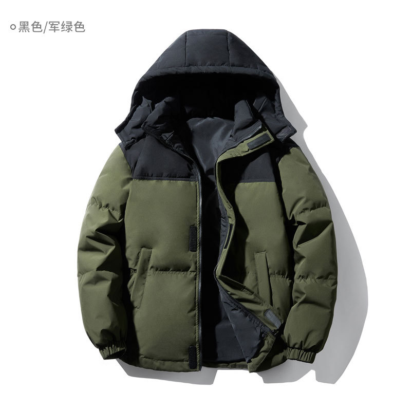 2025 chaqueta de invierno de hombre chaqueta corta de moda coreana de invierno de invierno ropa de moda suelta