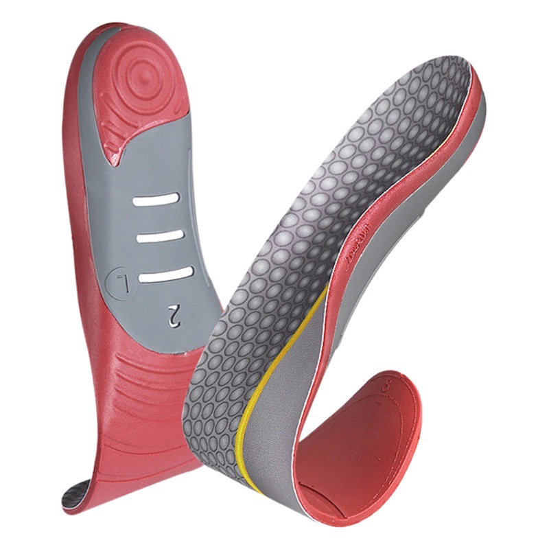 Pu corrección pierna plantilla adulto alto arco pie plano TPU soporte valgus pie masculino arco deportes suave almohadilla completa