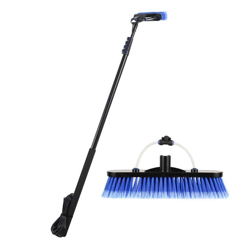 New New Lock Buckle Telescopic Rod Water Brush Solar Photovoltaic Panel Cleaning Universal Brush Window Cleaning Brush