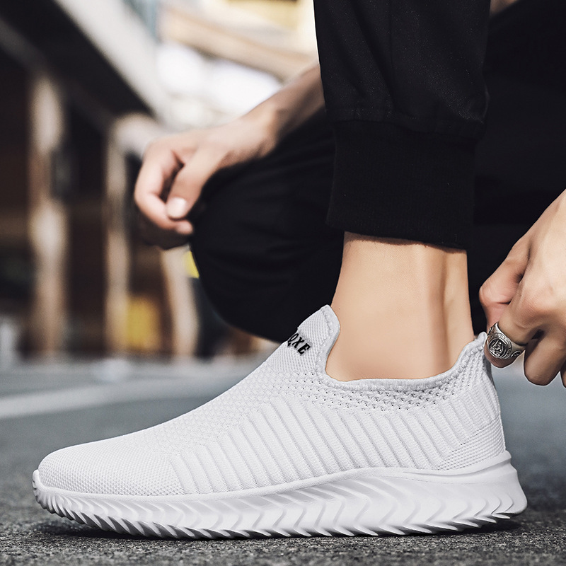 Men's shoes 2021 Summer new leisure sports shoe socks flying…