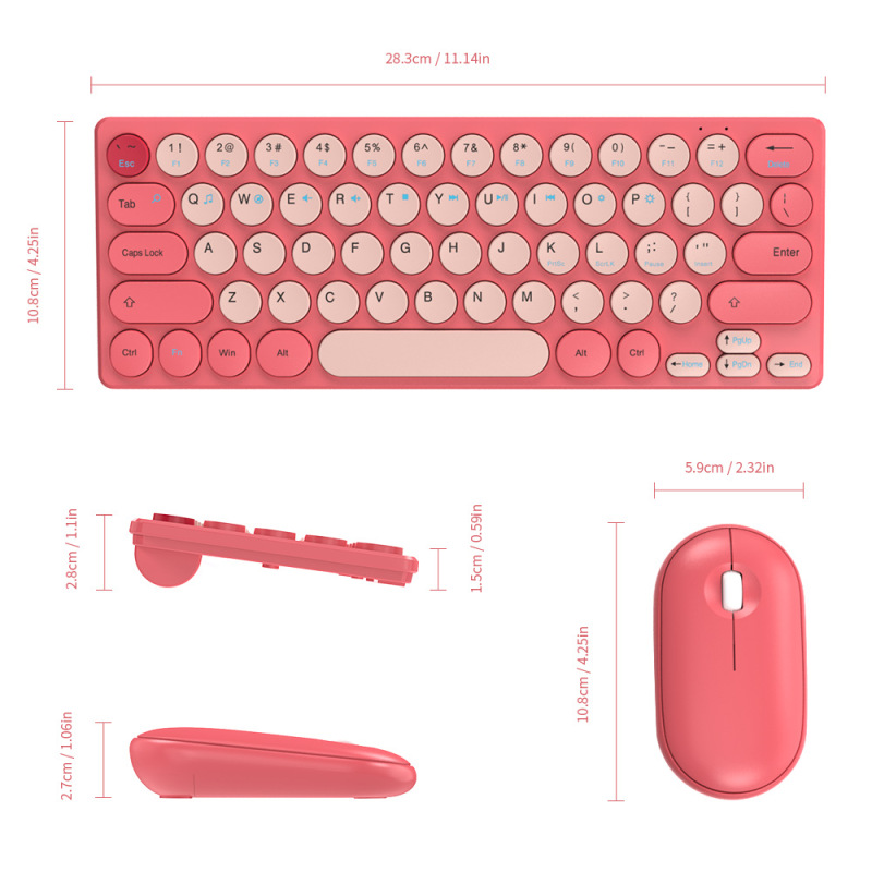 Manufacturer 64-Key Mini Portable 2.4g Wireless Keyboard and Mouse Set Mobile Phone Tablet Notebook Office Cross-Border Manufacturer 64-Key Mini Portable 2.4g Wireless Keyboard and Mouse Set Mobile Phone Tablet Notebook Office Cross-Border