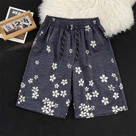 2025年夏季新款夏威夷风速干海边沙滩短裤男生休闲宽松运动五分裤