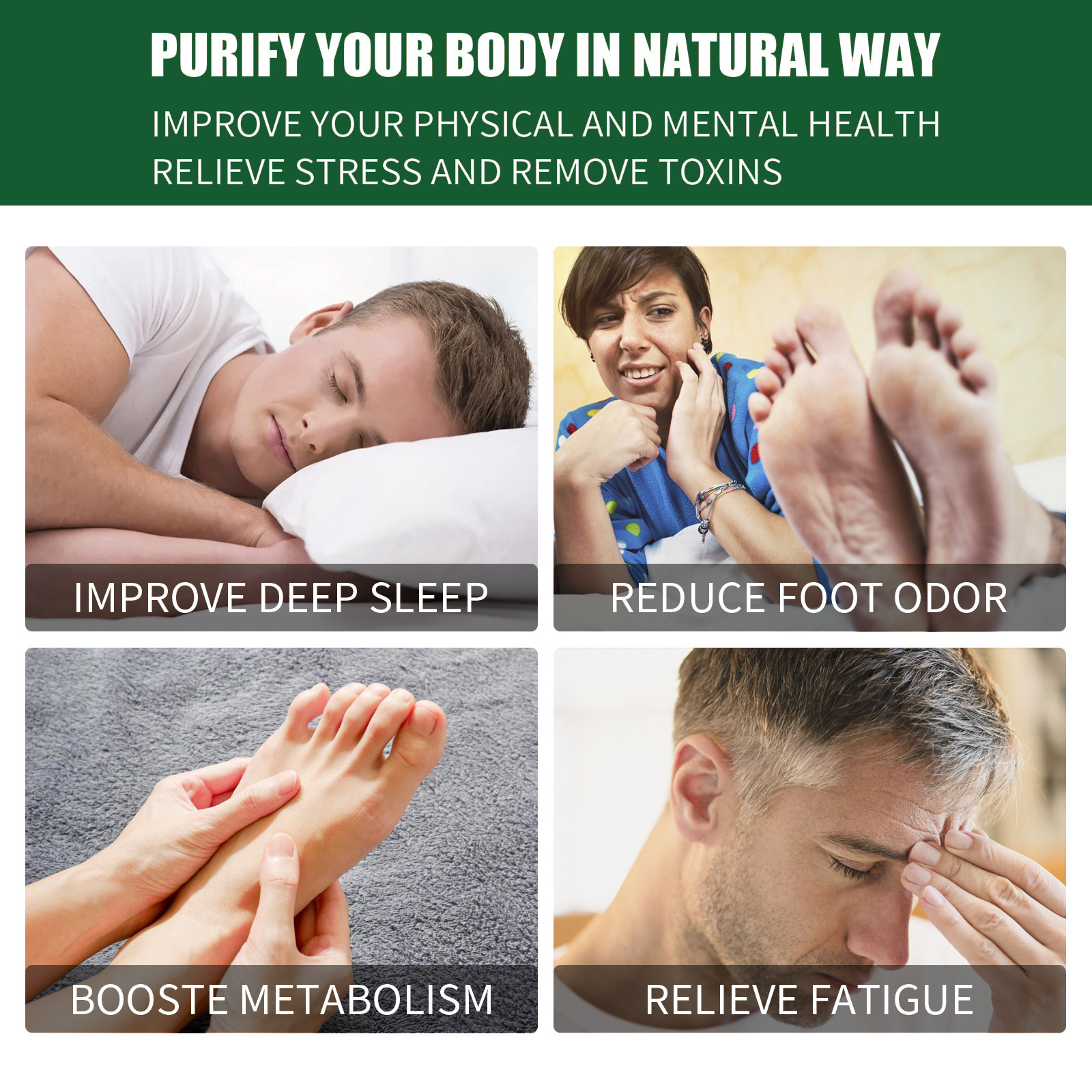 EELHOE mugwort patch care relieves body pressure helps sleep slimming and shaping foot patches_voghion.com