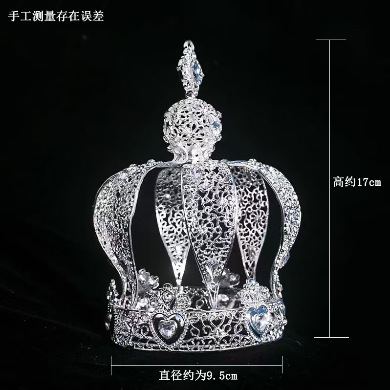 Fábrica directa transfronteriza corona de cabeza de cumpleaños torta de decoración ramo de flores decoración de novia corona de cabeza reina vestido de cumpleaños