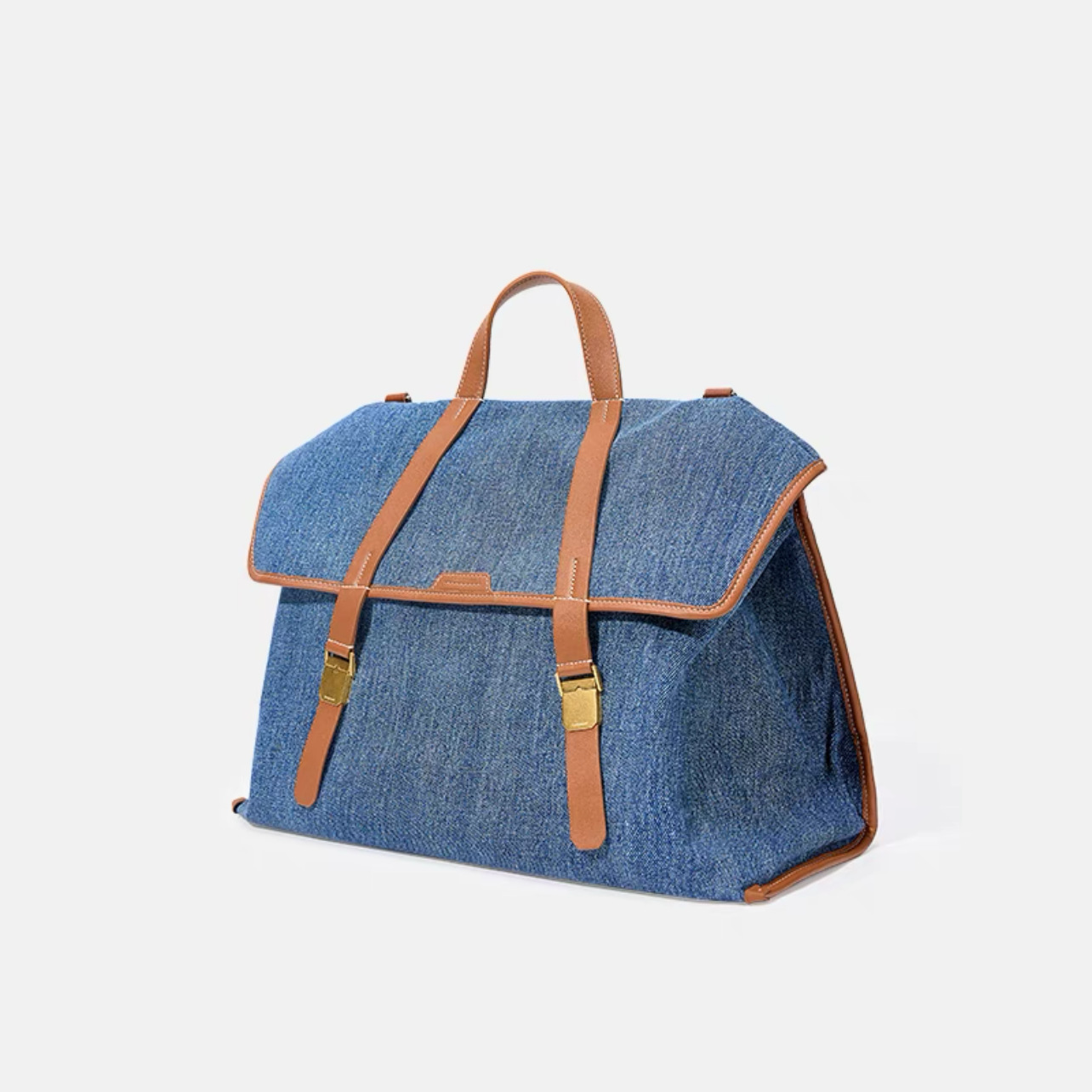 Luyuxiao Same Style Song Shanyashanxing Series Old Flower Travel Briefcase Backpack_voghion.com