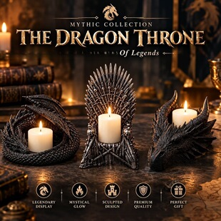 �羳��ƷDragon Throne Candle Holder��֮�����T̨