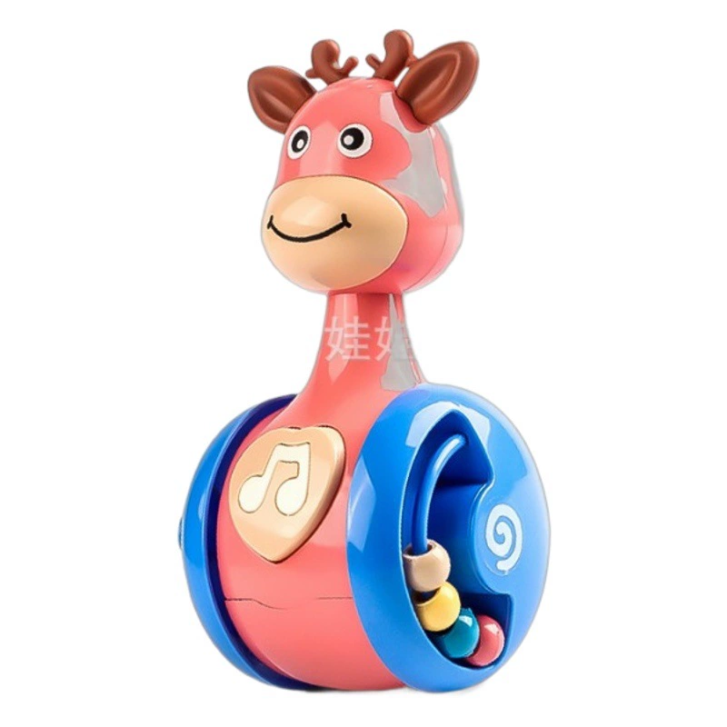 Развивающая игрушка-тумблер «Маленький олененок» для малышей 0-1 года, для раннего развития и обучения ползанию, оптом для мальчиков и девочек