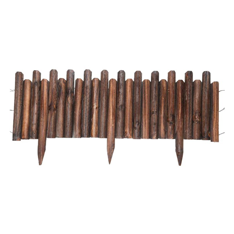 Фабрика прямые поставки деревянный бар забор сад клумба огород украшения твердой древесины куча забор анти-коррозии деревянная вставка забор