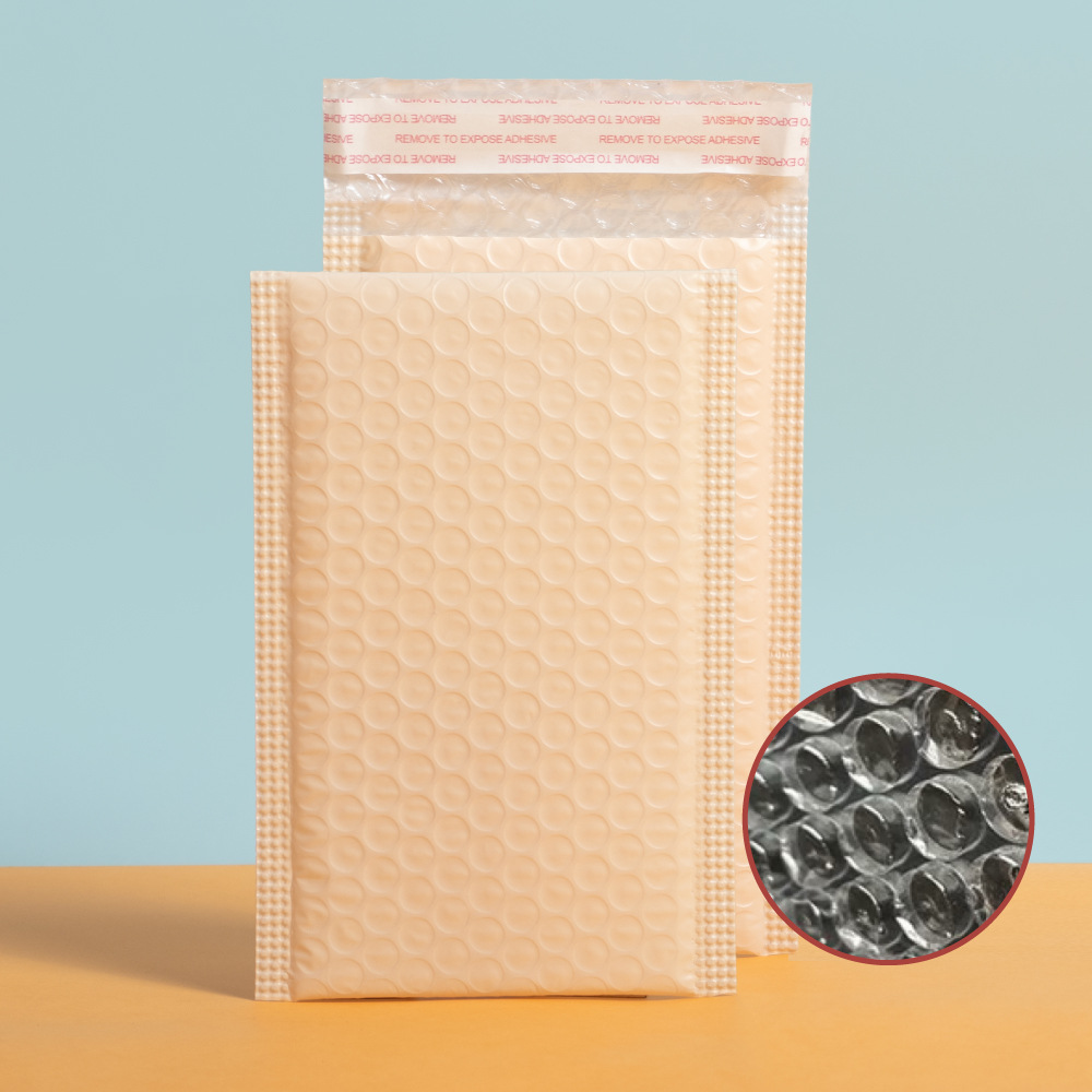 Bolsa de burbujas de película coextrudida personalizada pequeña impresión de logotipo de lotes bolsas de burbujas antichoque engrosado bolsa expreso personalizada