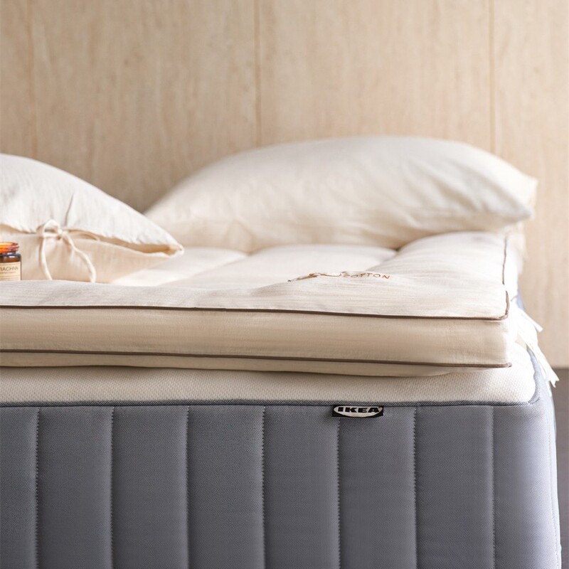 Topper Cotton Mattress! Class a Cotton and Linen Soft Mattress Comfort Pad Thickeneded Fluffy Warm Cotton Mattress Pad Quilt