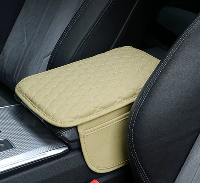 Rest Pillow – Armrest box - beige-diamond-armrest-box