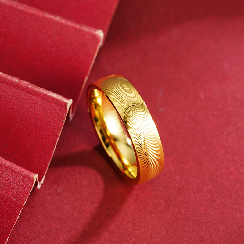 Anillo de oro Arena de Vietnam Seiko anillo de ojo de gato moda simple transfronteriza en vivo al por mayor suministro de anillo de aleación de cobre