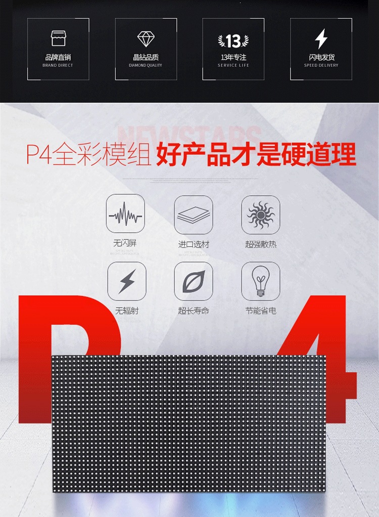 Taxi LED Display Screen Full-Color P4 High-Definition Roof Light Smart Advertising Light Car-Mounted LED Roof Light Taxi Light