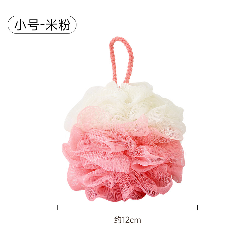 Bola de baño no dispersa grande de alta gama, flor de baño, lindo baño, baño de burbujas, toalla de baño de flores de baño femenina