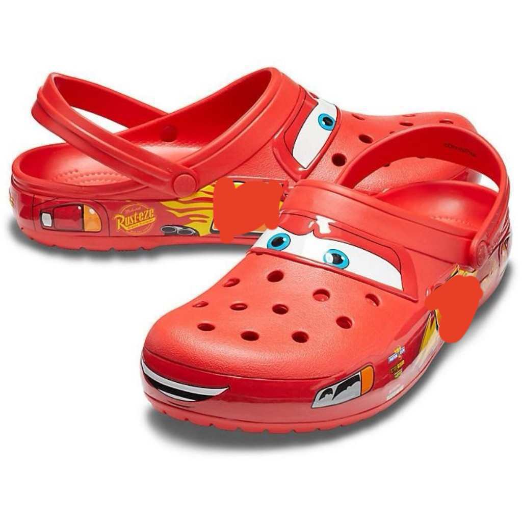 Cro卡洛驰联名款麦昆汽车洞洞鞋男女夏透气休闲沙滩情侣款