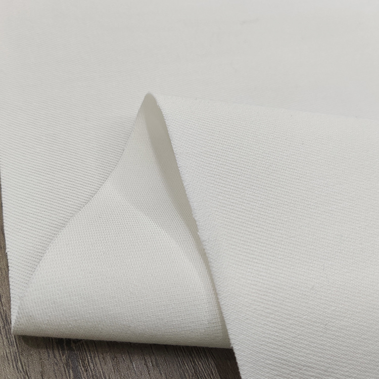 Mayorista suave elástico silos textiles algodón spandex pantalones de tela de twill