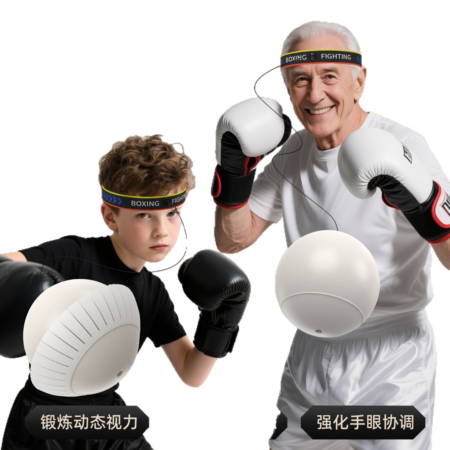 boxeo infláble para niños cabeza de boxeo bolas de entrenamiento de reacción de descompresión bolas de entrenamiento de boxeo bolas de velocidad entrenamiento de entretenimiento image 5