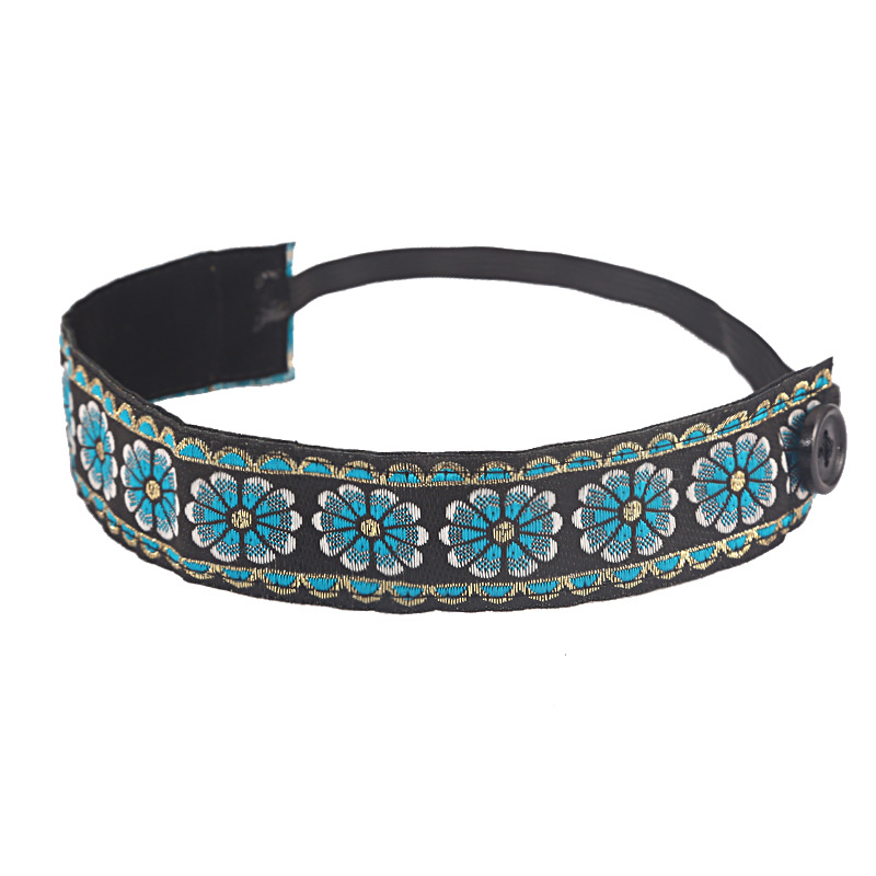 Oido transfronterizo anti-apriete máscara botón diadema borde ancho cinta enfermera máscara banda de pelo Simple deportes headwear