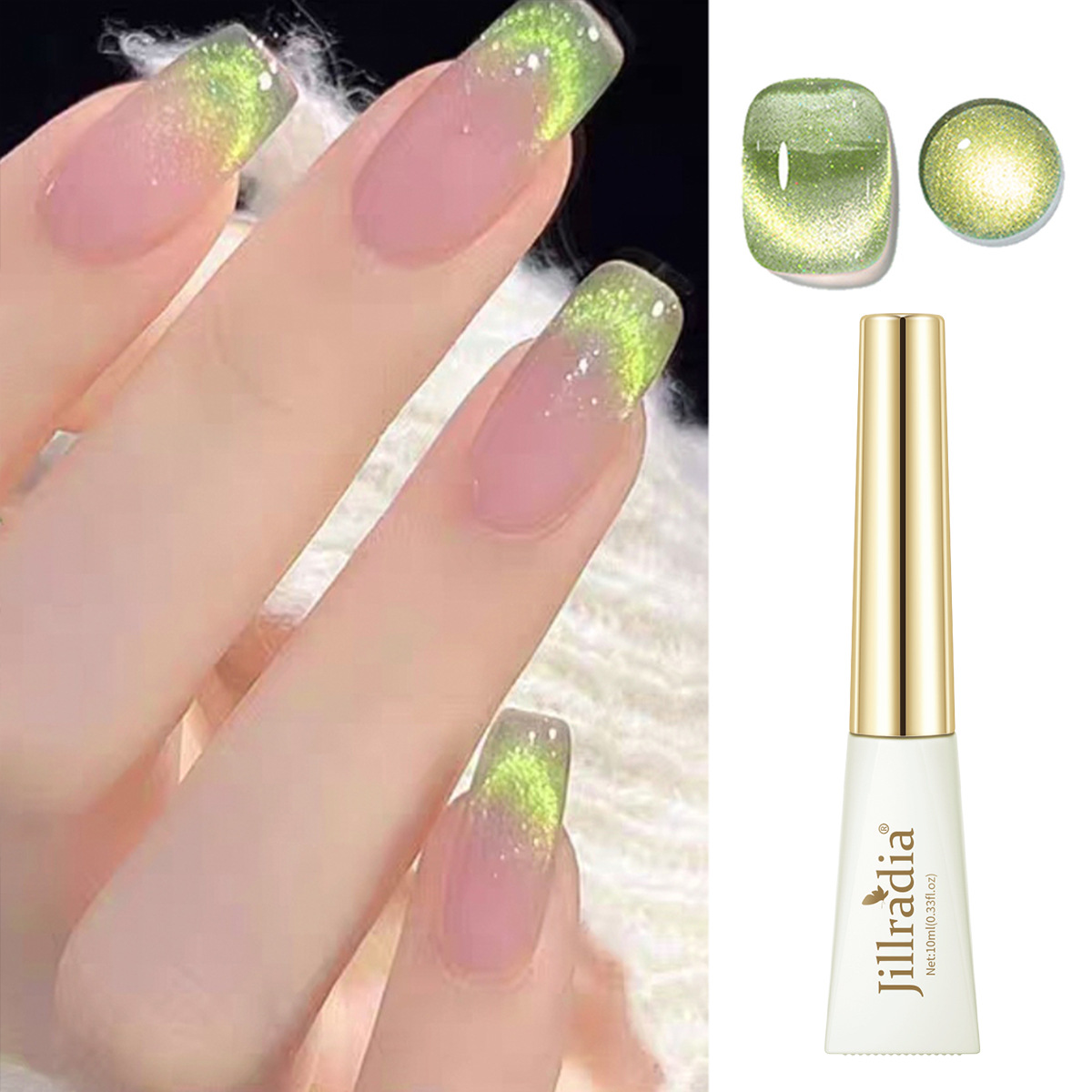 Water Light Star Cat Eye Esmalte de uñas 2024 nuevo verano popular Water Light Cat Eye Gel para tienda de uñas