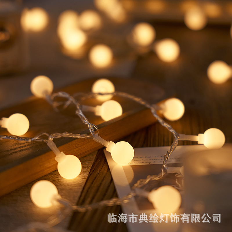 Lámpara de estrellas LED pequeña lámpara de color lámpara de cadena de luz parpadeante llena de estrellas atmósfera lámpara decorativa lámpara navideña diseño de luz de cinta de luz de navidad