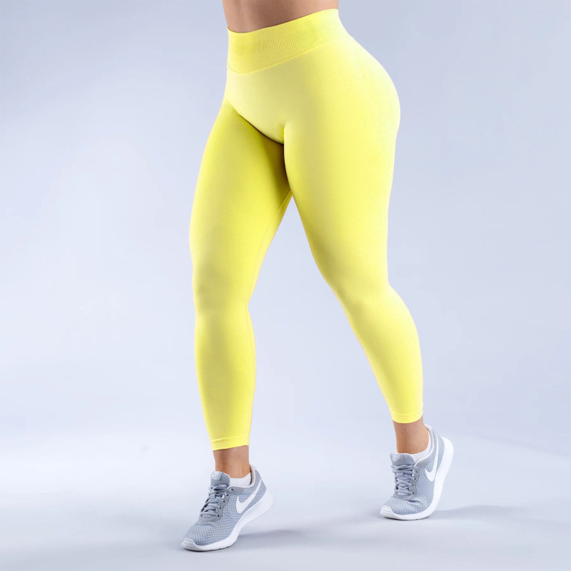 DFYNE瑜伽裤高弹紧身裤健身训练长裤带标leggings欧美秋冬提臀裤|undefined