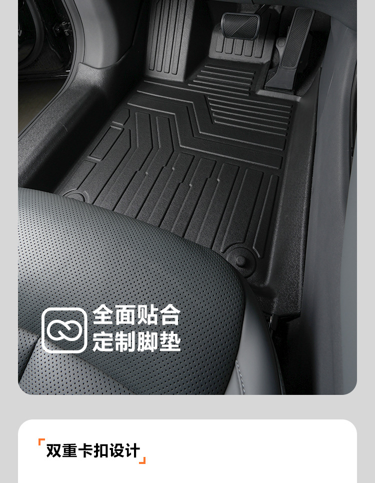 Suitable for 25 Models of Xpeng G7, Full-Coverage Car Interior Modification Accessories, Special Tpe Car Floor Mats