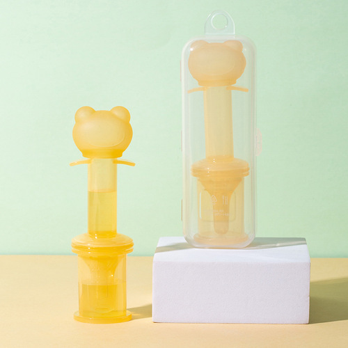 Source manufacturer baby medicine feeder frog anti-choking medicine feeder syringe silicone pacifier oral medication water feeder