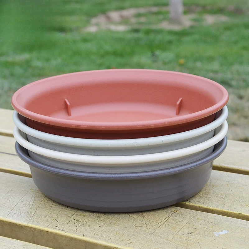 Flowerpot, plastic round landing gear, increased thickness