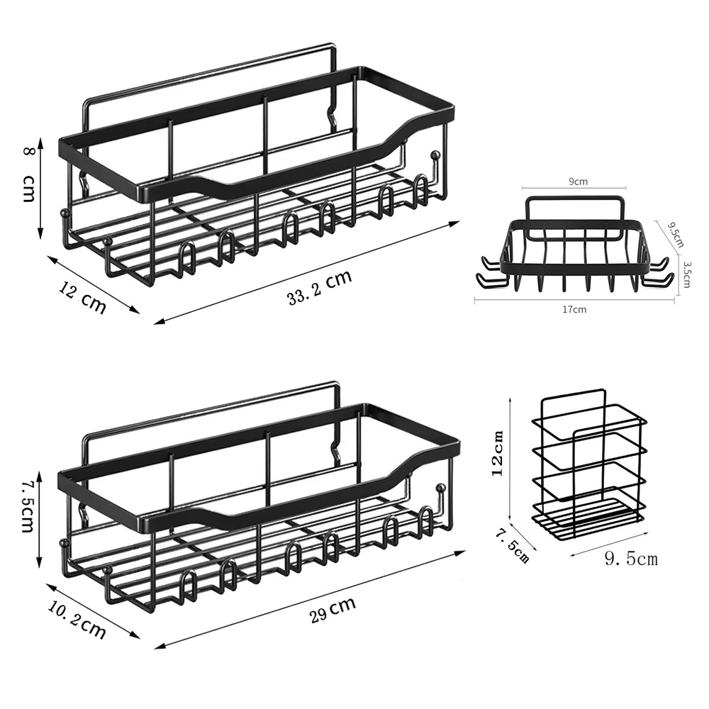 4 piezas de baño rack
