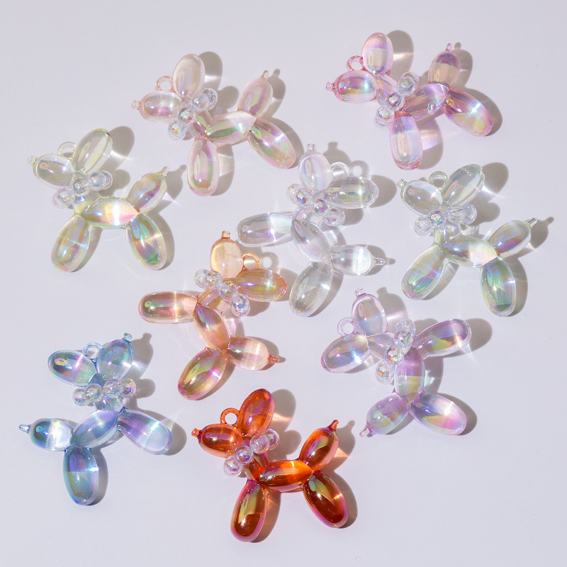 투명 임의 색상 혼합 (투명 구슬)