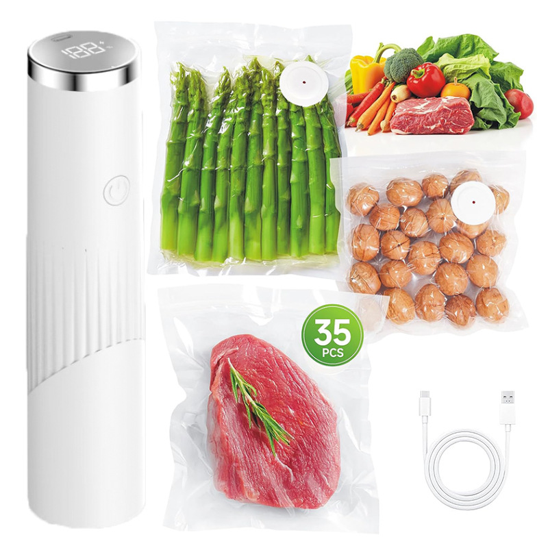 2026 New Handheld Electric Sealer Food Packaging Compression Bag Mini Vacuum Machine_voghion.com