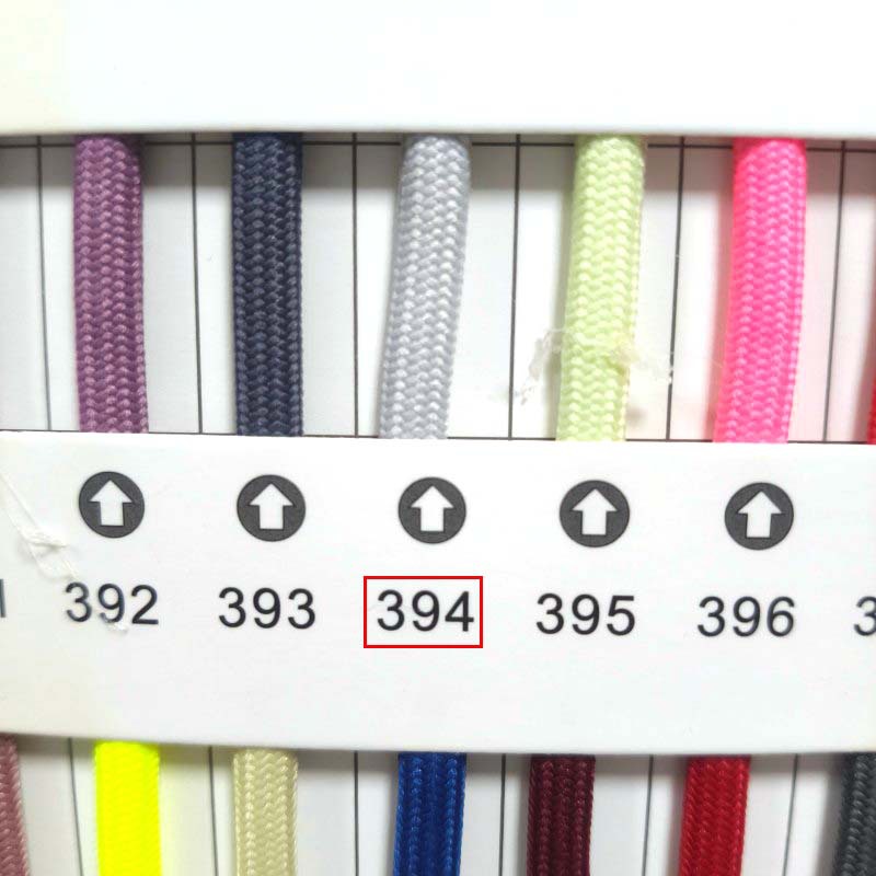 210 color 4mm color unisex cifrado cordón redondo negro y blanco cordón de zapatos casuales para zapatos blancos pequeños