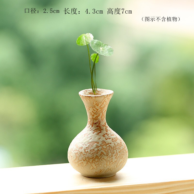 New Chinese-Style Decorative Ornaments, Antique Wood-Fired Hydroponic Flower Vessels, Chinese-Style Exquisite Ornaments, Coarse Pottery Vases, Antique-Style Vases