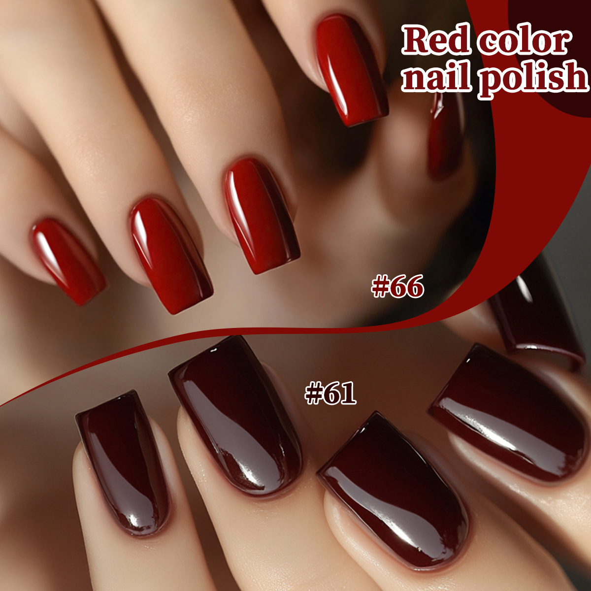 La serie de esmalte de uñas rojo Anchor 2026 nuevo vinos blanqueadores rojos para la tienda de uñas