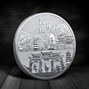 Tourist Attractions Commemorative Coins Songshan Shaolin Temple Medals Gold and Silver Coins Metal Crafts City Cultural Tourism Commemorations