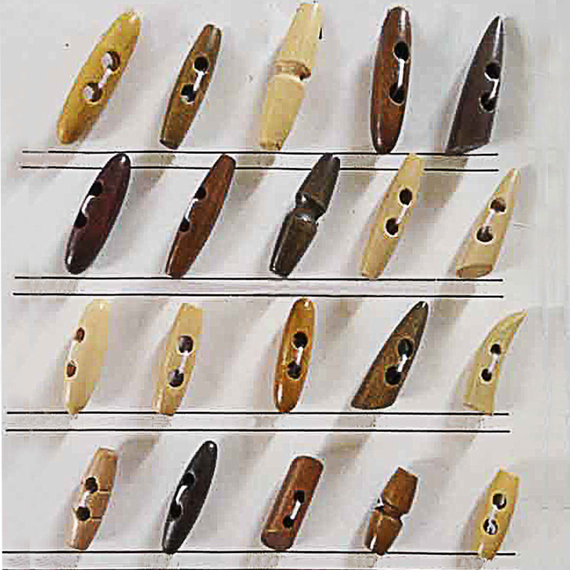 现货优惠秋冬风衣木质橄榄有眼纽扣沙发装饰纽扣仿牛角尖扣子