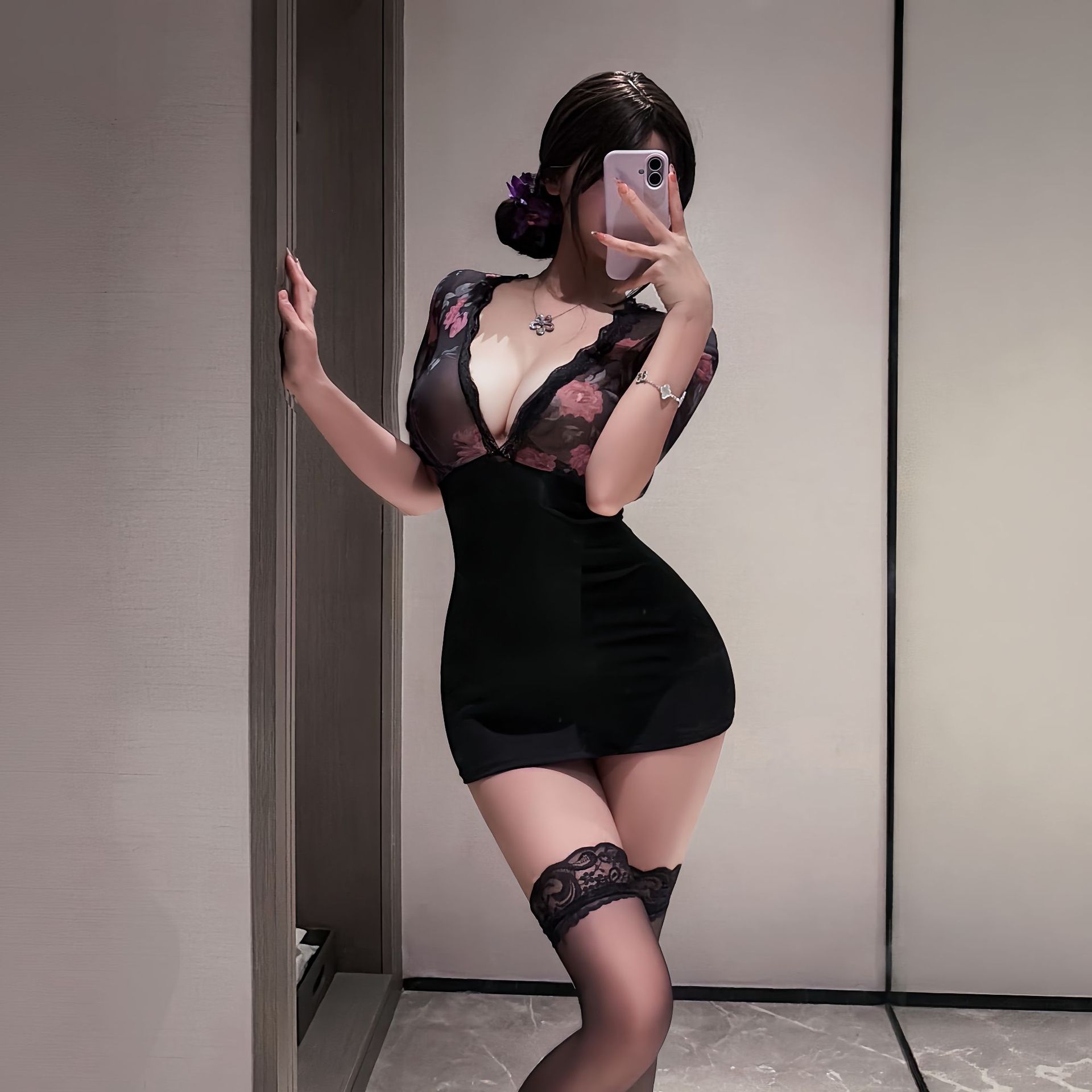 Yue mariposa erótica ropa interior sexy profunda V chicas calientes seducción paquete de seducción puras libido OL uniformes flirt sexy qkny2619