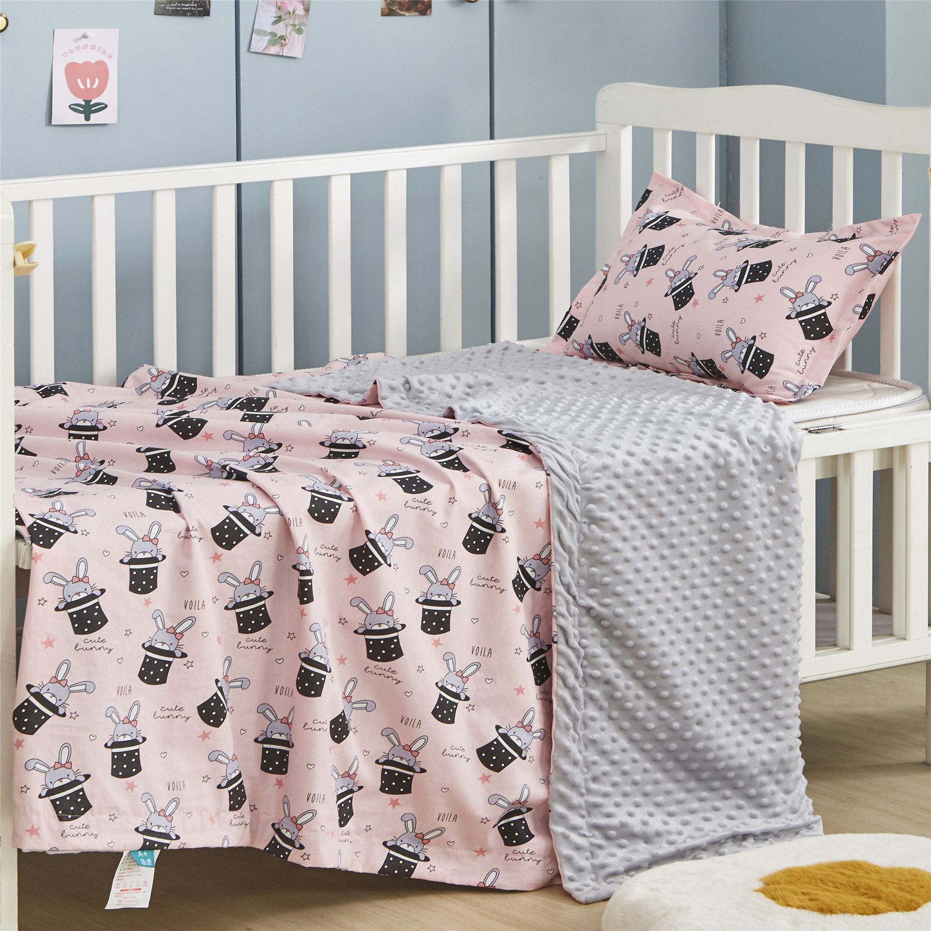 Algodón bebé calmante manta bebé Beanie manta niños manta recién nacido manta verano kindergarten siesta Manta