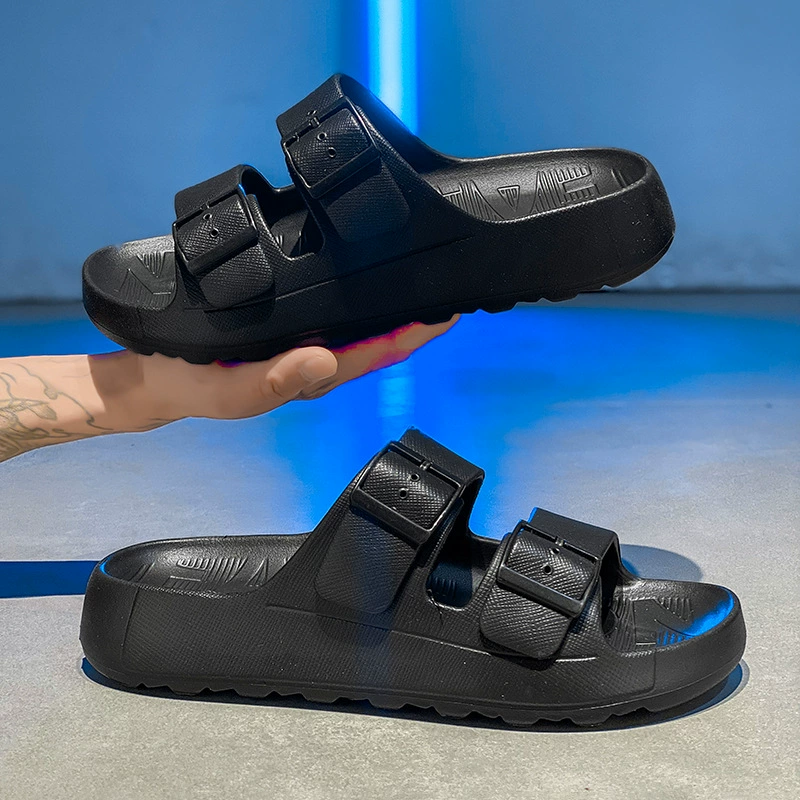 Кросс-бордерная внешнеторговля: шлепанцы Birkenstock мужские, летний EVA толстый подошва двойной застежка полуботинки, стильный мужской сезон для outdoor