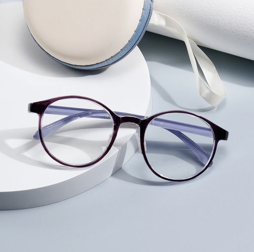 Gafas de lectura para mujer de moda, nuevas gafas ultraligeras plegables portátiles, anti-azul, estilo literario, gafas de lectura cómodas de usar