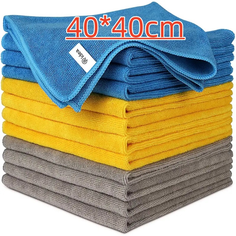 Cross-Border Towel Microfiber Warp Woven Car Towel 40*40 Car Wash Cleaning Towel Polishing Waxing Absorbent Car Towel Cross-Border Towel Microfiber Warp Woven Car Towel 40*40 Car Wash Cleaning Towel Polishing Waxing Absorbent Car Towel