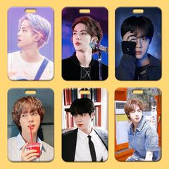 金碩珍卡套批發塑料滑蓋學生校牌飯卡胸牌小卡工作證卡套門禁公交